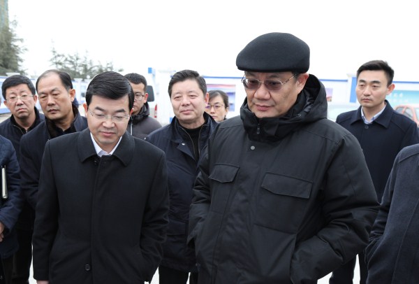 濟南市委王文濤書記一行視察集團(tuán)綜合保稅區(qū)空港功能區(qū)綜合樓工程